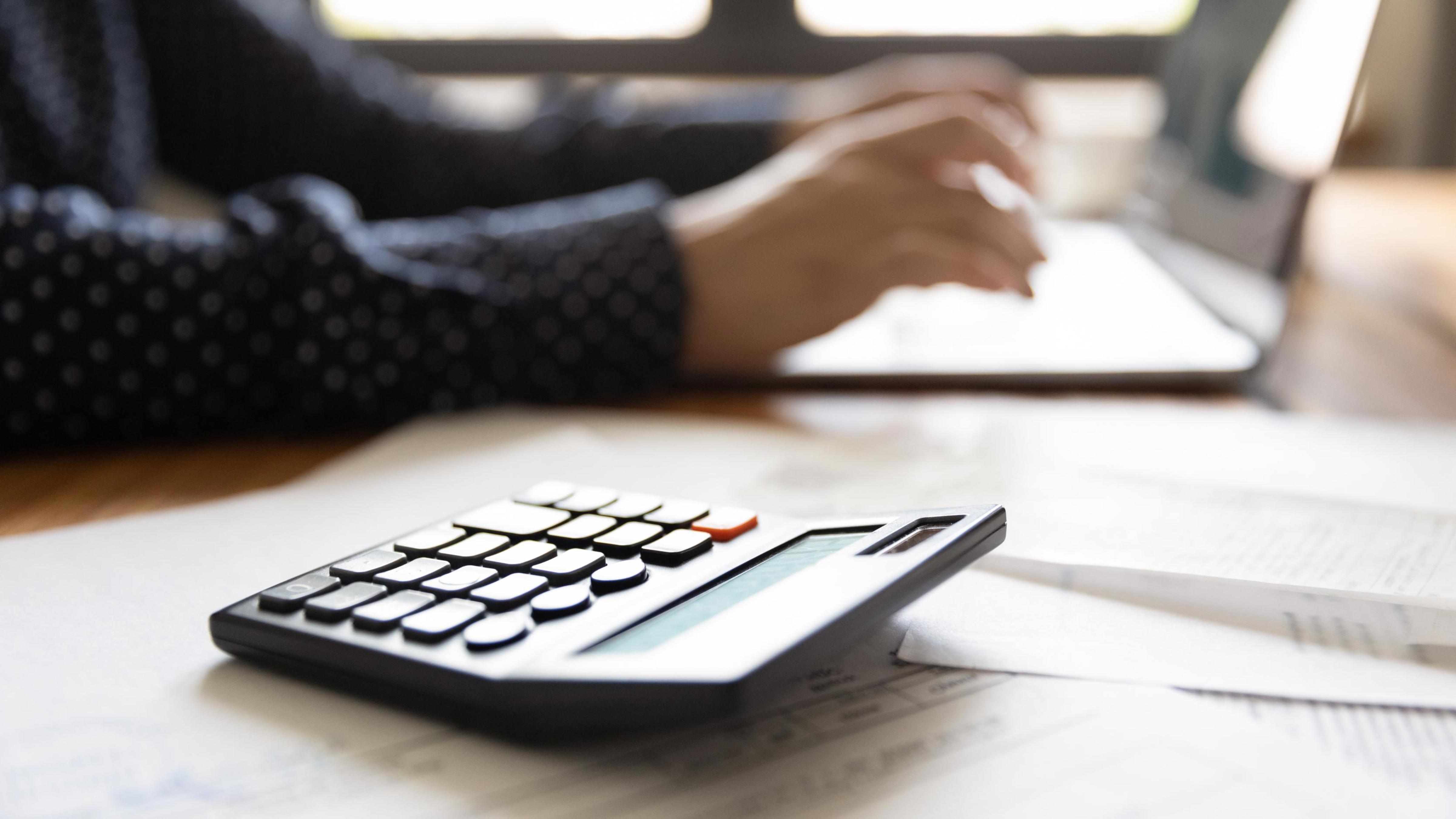 calculator on desk_Drees